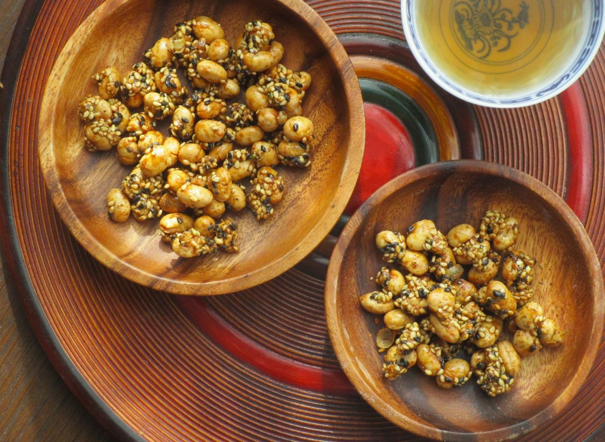 カリカリ甘辛ごま大豆｜ごま油の山田製油